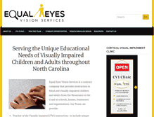 Tablet Screenshot of equaleyesvisionservices.com